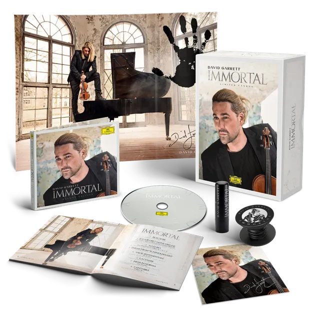 Deutsche Grammophon David Garrett Immortal CD Fanbox signiert