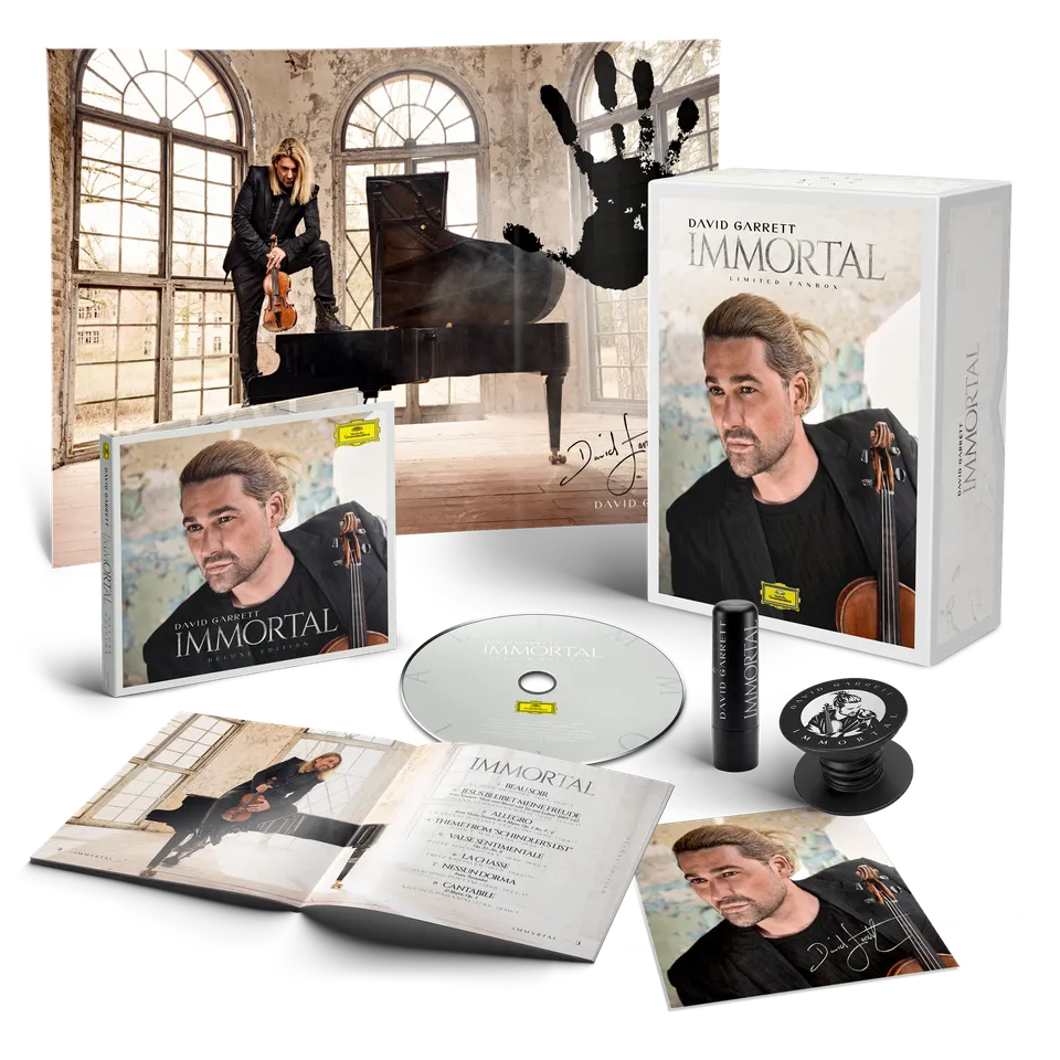 Deutsche Grammophon David Garrett Immortal CD Fanbox signiert