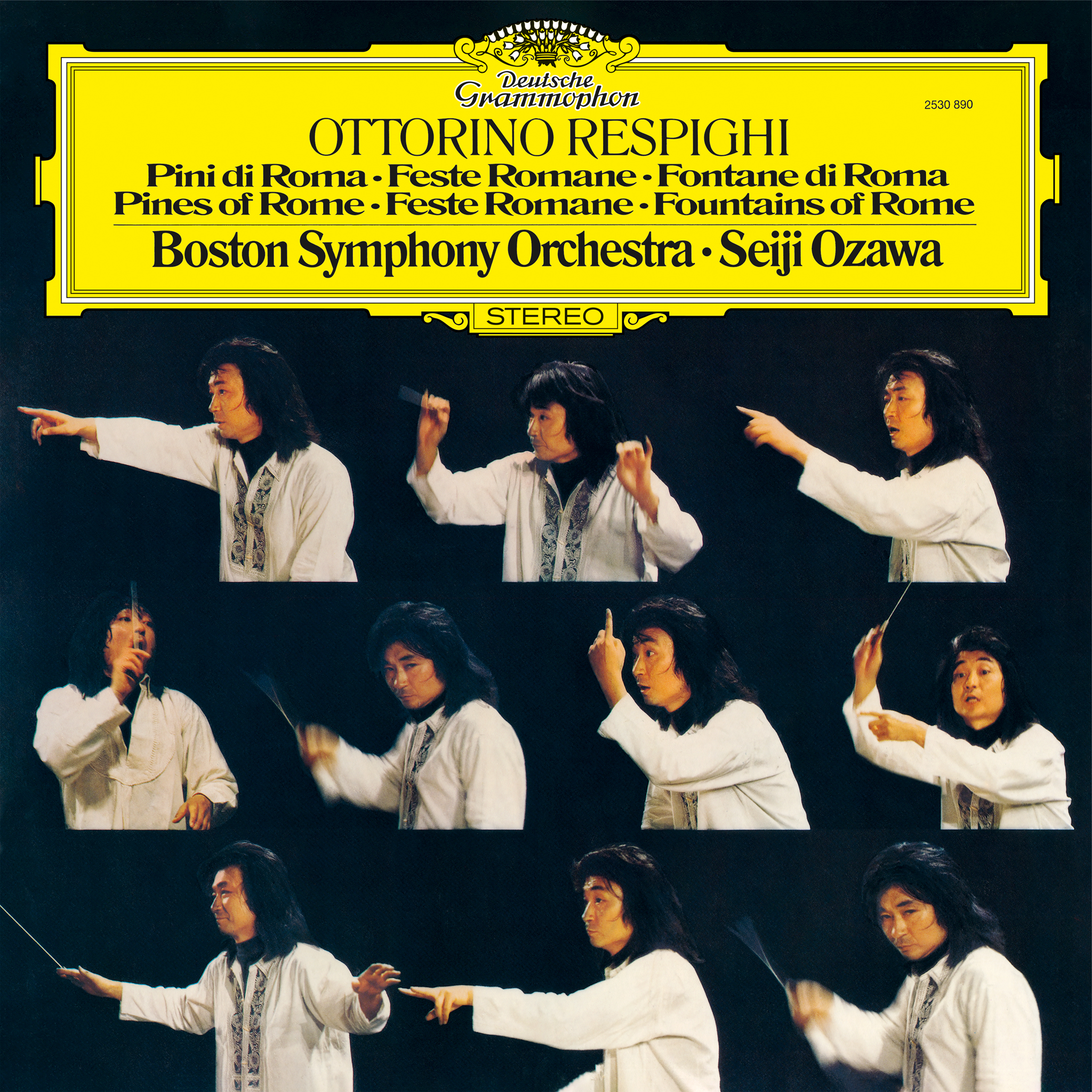 Deutsche Grammophon Ozawa Respighi Pini di Roma White Label Vinyl