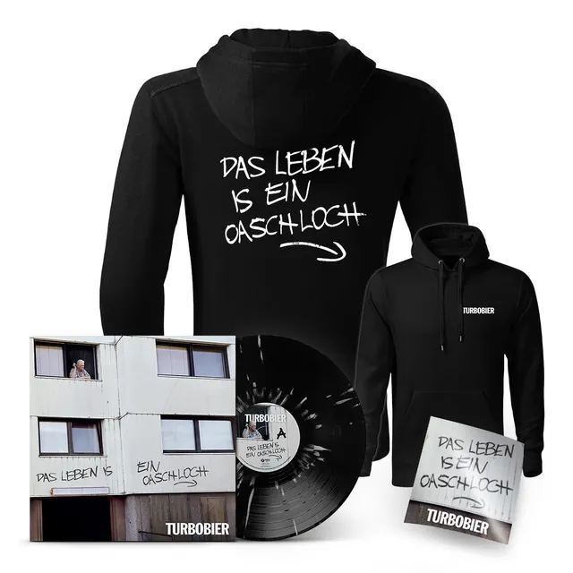 TURBOBIER Oaschloch Bundle Vinyl+Hoodie