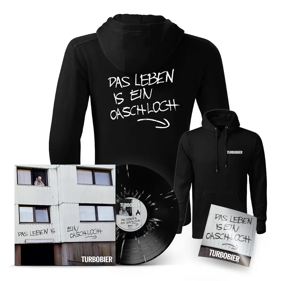 TURBOBIER Oaschloch Bundle Vinyl+Hoodie