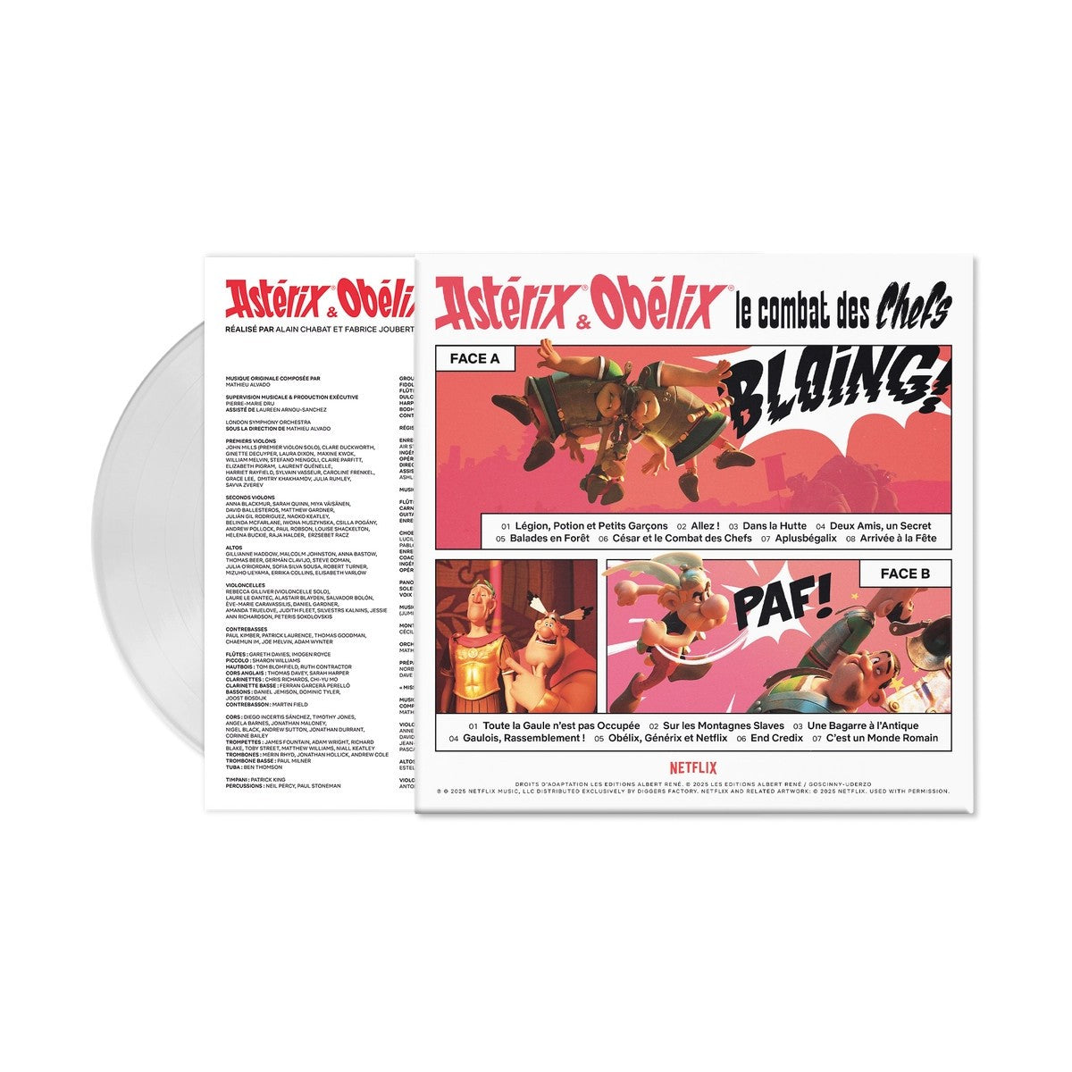 Deutsche Grammophon Astérix Le Combat des Chefs Vinyl weiß limitiert