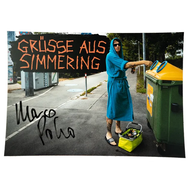 Marco Pogo Autogrammkarte signierte Grußkarte
