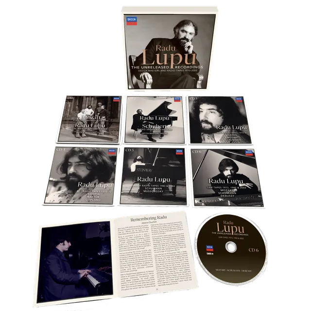 Decca Lupu Unreleased Recordings 6CD Archiv-Box