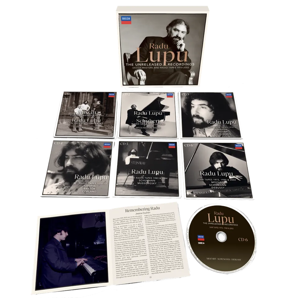 Decca Lupu Unreleased Recordings 6CD Archiv-Box