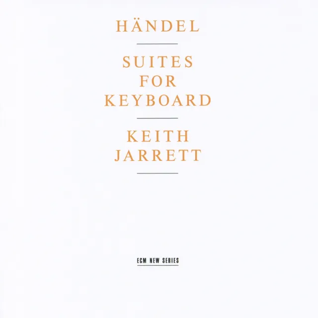 ECM Records New Series Händel Suites Keyboard CD