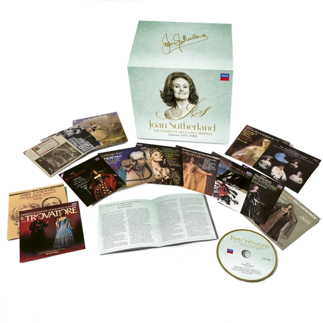 Deutsche Grammophon Joan Sutherland Opern Box 31 CDs 1971-1988