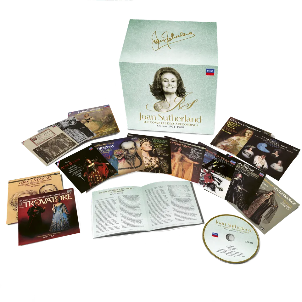 Deutsche Grammophon Joan Sutherland Opern Box 31 CDs 1971-1988