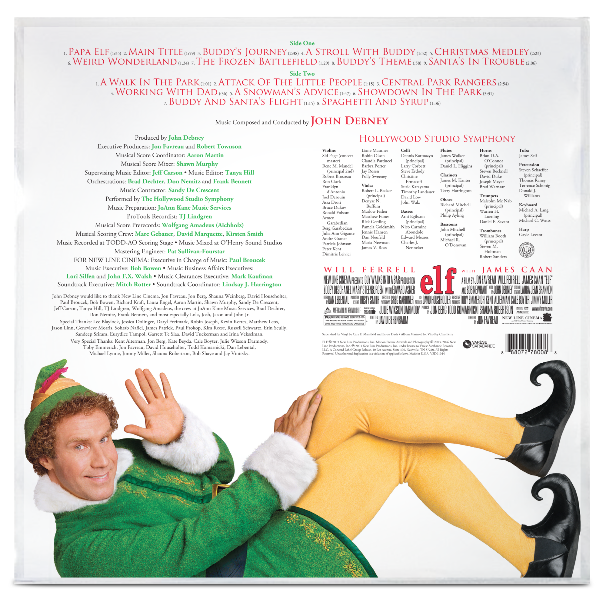Deutsche Grammophon Elf Soundtrack Picture-Disc Vinyl