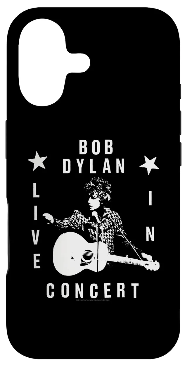 Bob Dylan Live In Concert iPhone 17 Handyhülle stoßfest