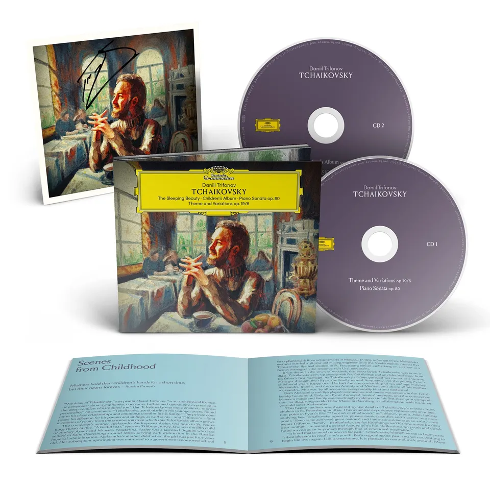 Deutsche Grammophon Trifonov Tchaikovsky CD signierte Card