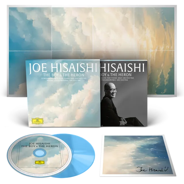 Deutsche Grammophon Hisaishi Boy and the Heron CD Sky Blue limitiert