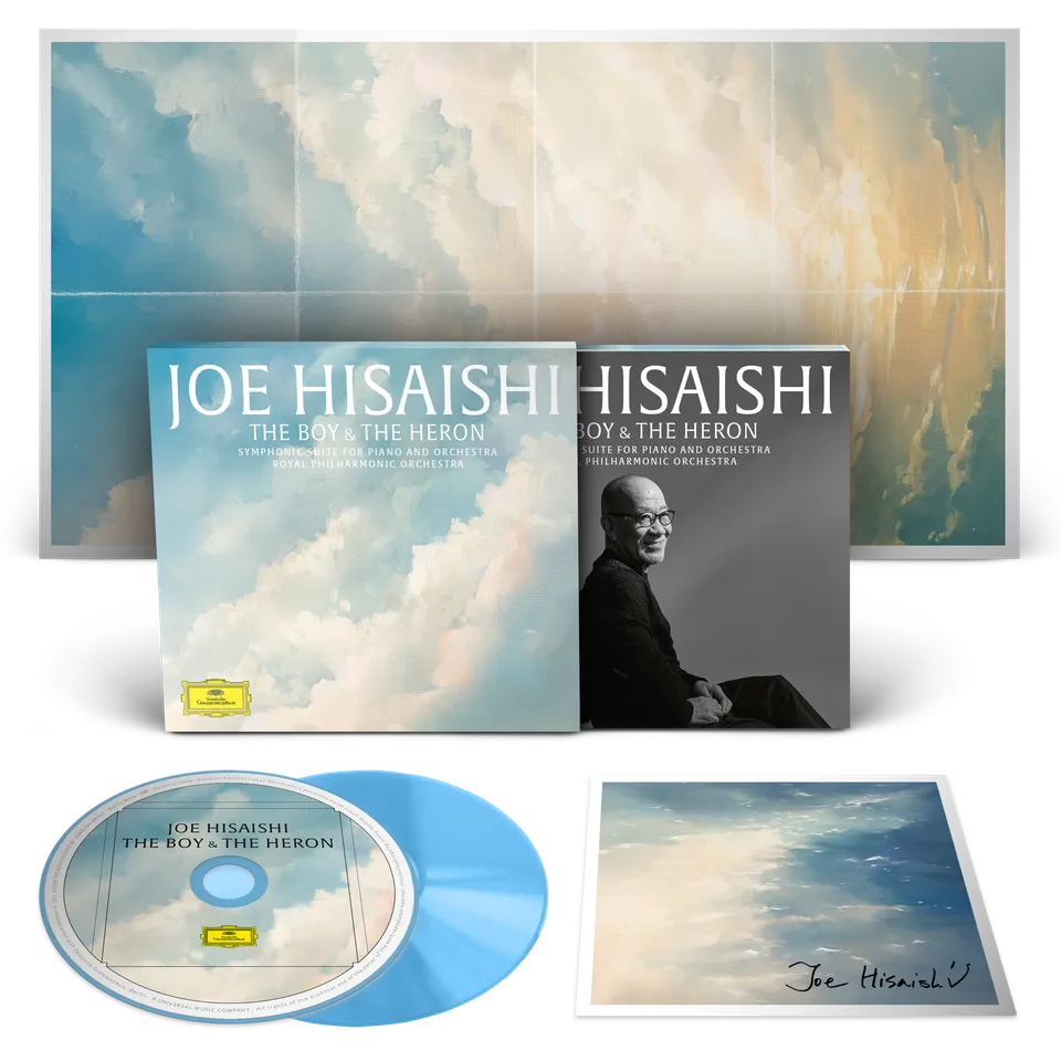 Deutsche Grammophon Hisaishi Boy and the Heron CD Sky Blue limitiert