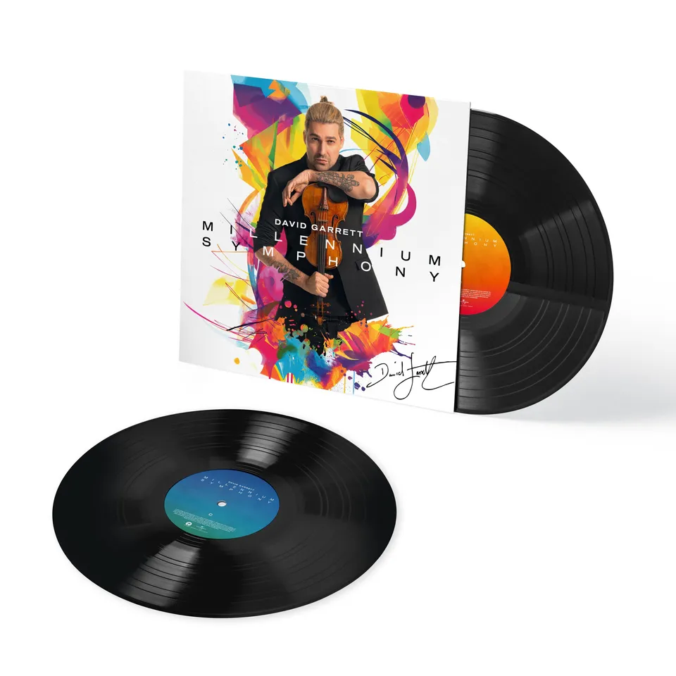Deutsche Grammophon David Garrett Millennium Symphony 2-LP signiert