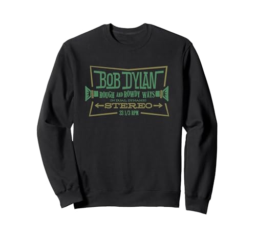 Bob Dylan Stereoanlage Sweatshirt schwarz langarm