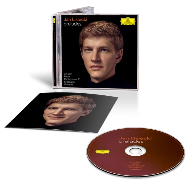 Deutsche Grammophon Lisiecki Preludes CD signiert Art Card