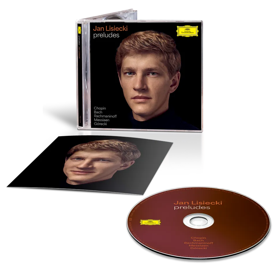 Deutsche Grammophon Lisiecki Preludes CD signiert Art Card