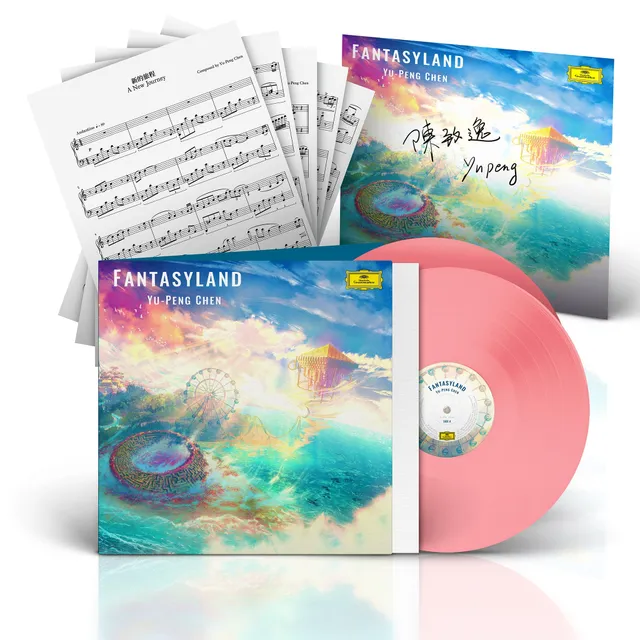 Deutsche Grammophon Yu-Peng Chen Fantasyland 2LP Vinyl rosé signiert