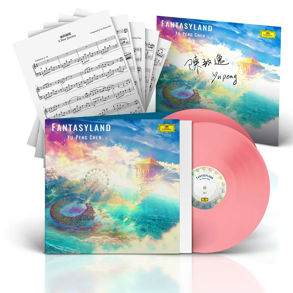 Deutsche Grammophon Yu-Peng Chen Fantasyland 2LP Vinyl rosé signiert