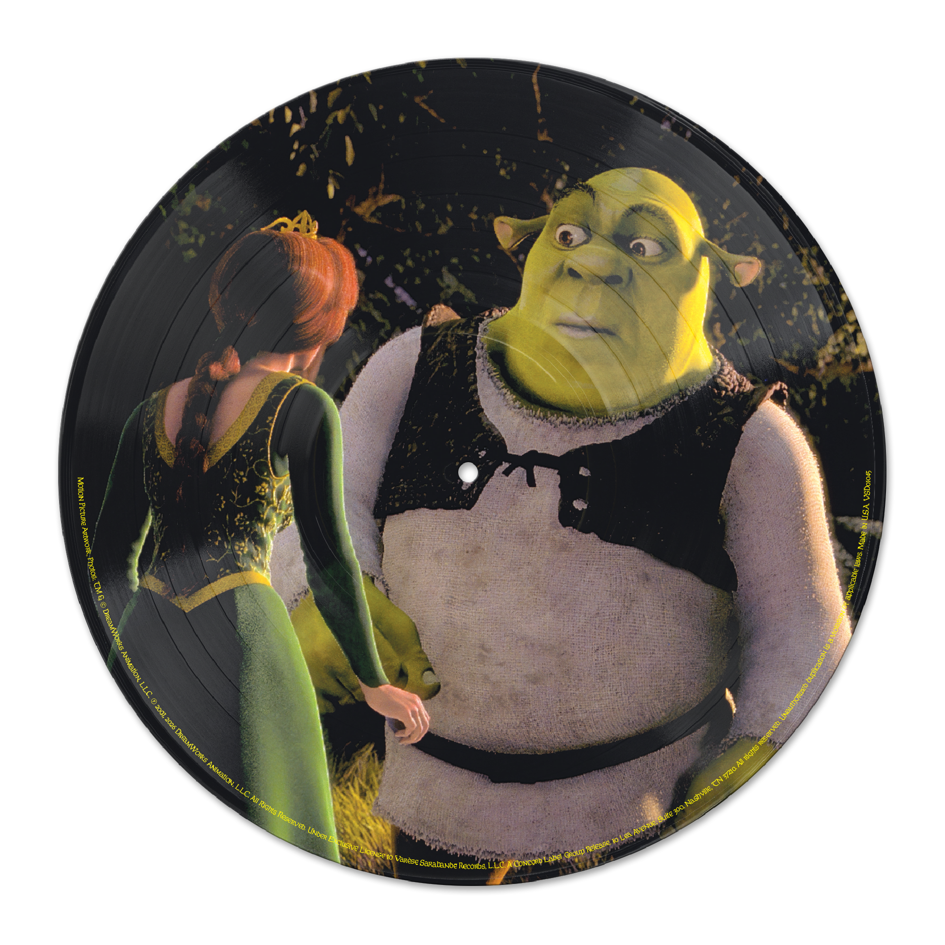 Varèse Sarabande Shrek Filmmusik Picture Disc Vinyl LP Jubiläum