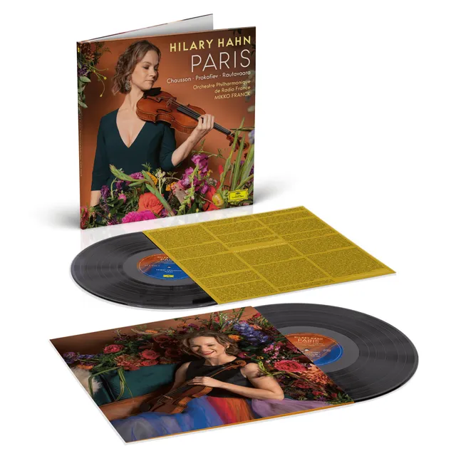 Deutsche Grammophon Hilary Hahn Paris 2LP Vinyl Gatefold Violine