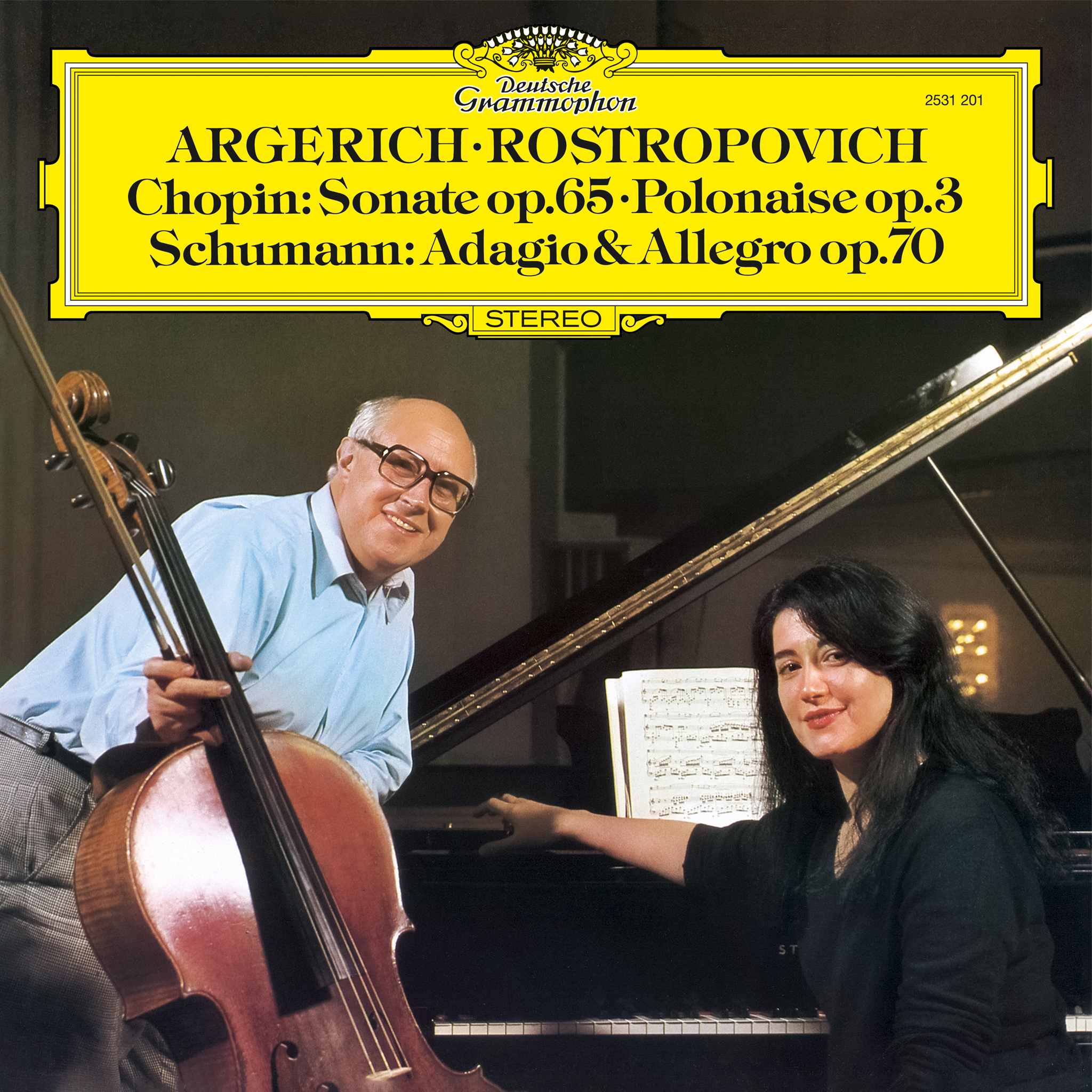 Deutsche Grammophon Argerich Rostropowitsch Chopin LP 180g