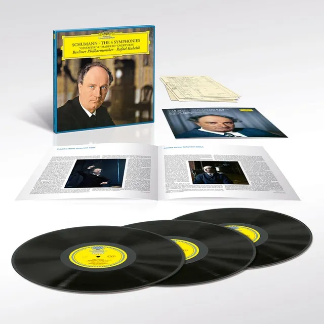 Deutsche Grammophon Kubelik Schumann 4 Sinfonien 3-LP Vinyl