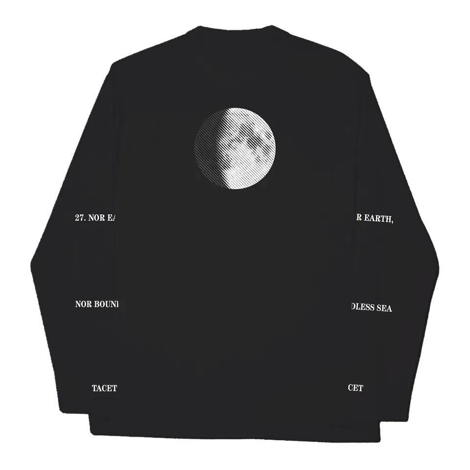 Max Richter Black Long Sleeve Langarmshirt schwarz