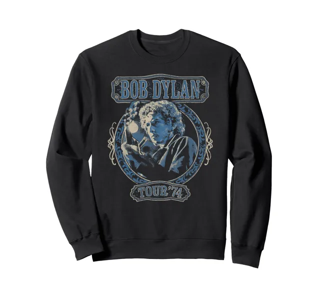 Bob Dylan Tour 74 Sweatshirt schwarz offiziell
