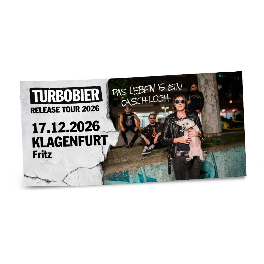 TURBOBIER Oaschloch-Tour Bundle CD + Hardticket AT