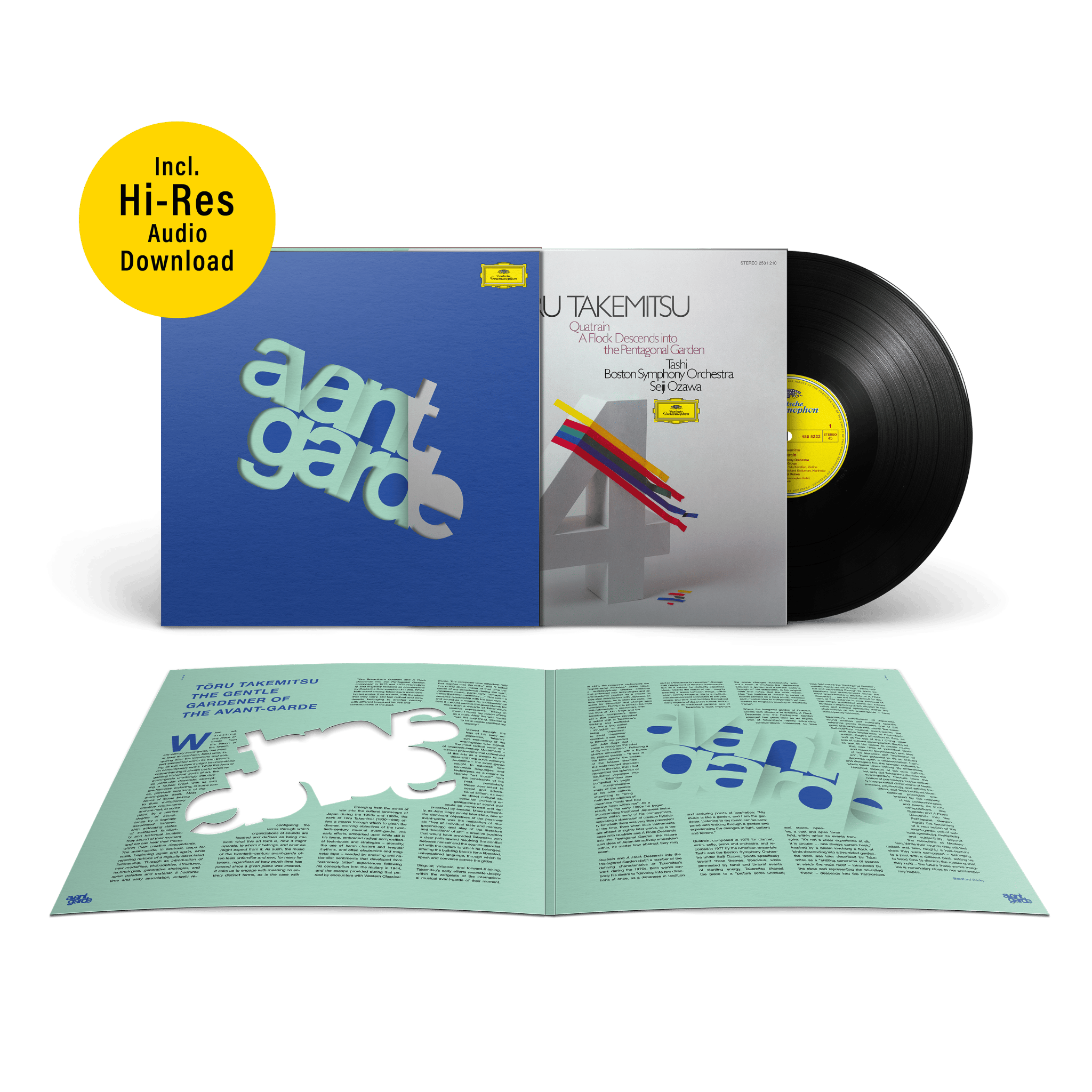 Deutsche Grammophon Avantgarde Bundle 4 LPs Shirt M 180g