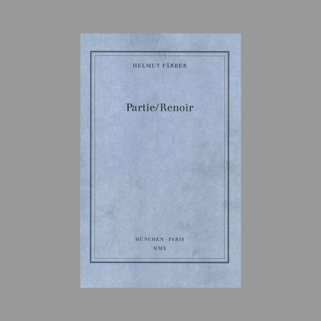 ECM Records Helmut Färber Partie Renoir Buch