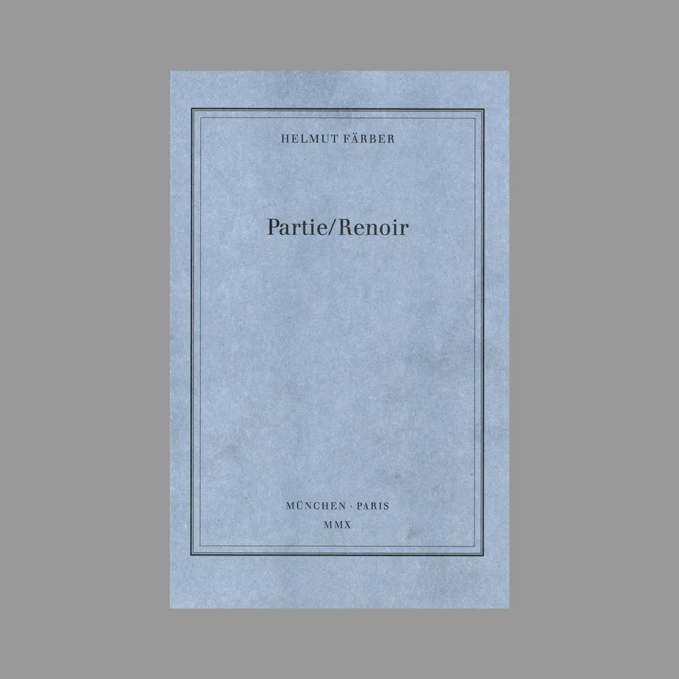 ECM Records Helmut Färber Partie Renoir Buch