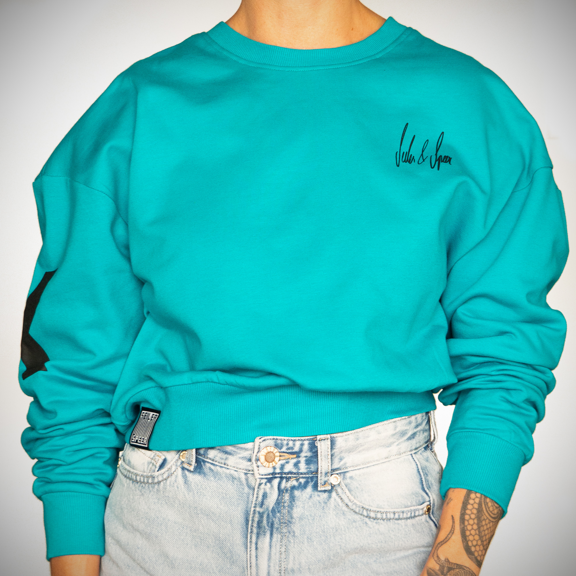 Seiler und Speer Tatütata Sweatshirt Petrol Girly Baumwolle