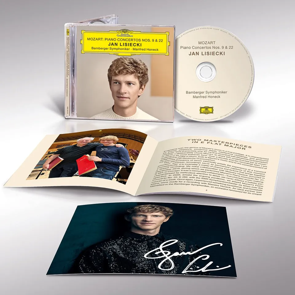 Deutsche Grammophon Lisiecki Mozart Klavierkonzerte CD signiert