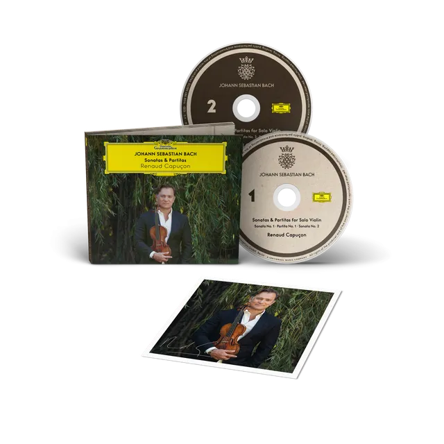 Deutsche Grammophon Bach Sonaten Partiten 2CD Capuçon signiert