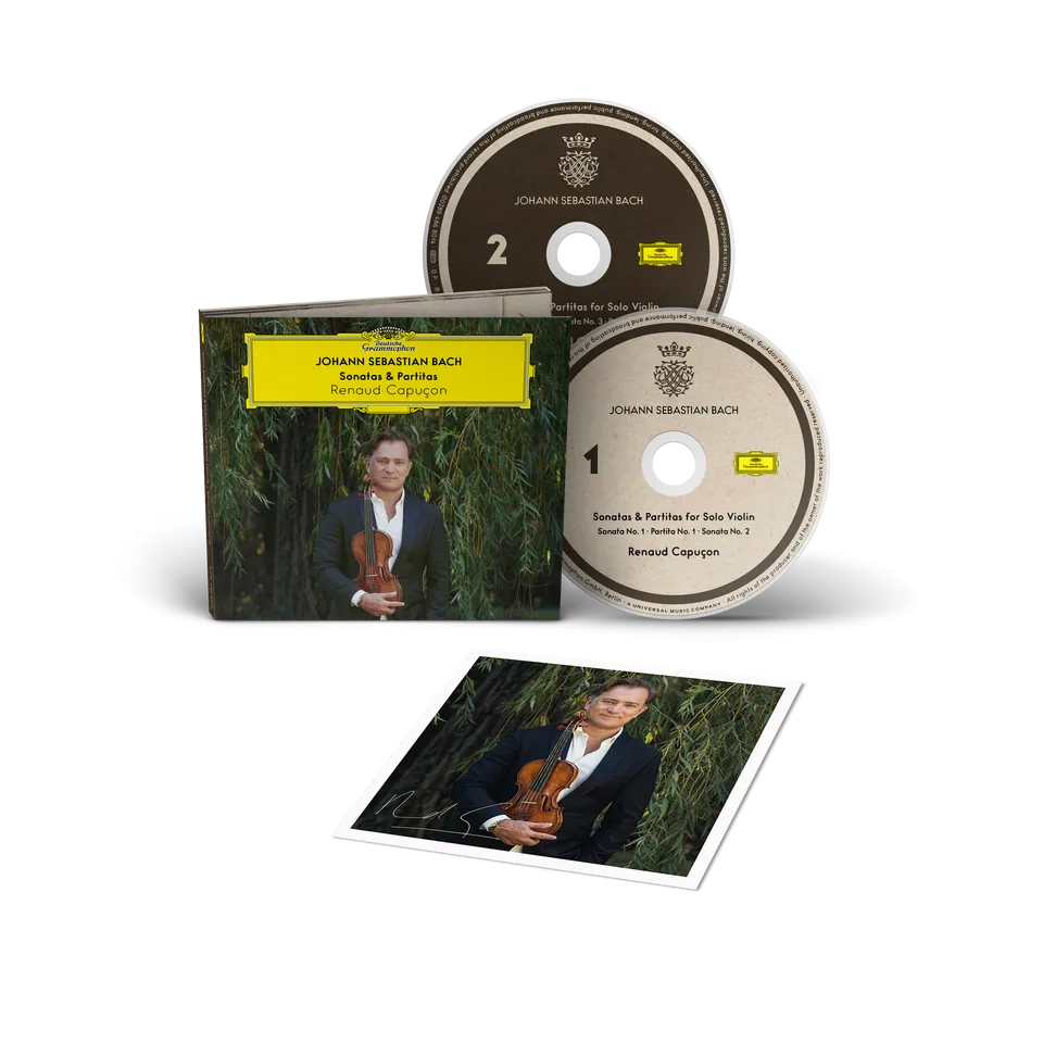 Deutsche Grammophon Bach Sonaten Partiten 2CD Capuçon signiert