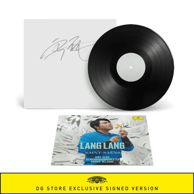 Deutsche Grammophon Lang Lang Saint-Saëns Doppelalbum limitiert signiert