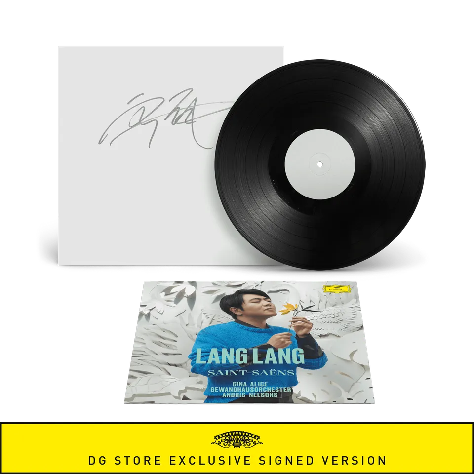 Deutsche Grammophon Lang Lang Saint-Saëns Doppelalbum limitiert signiert