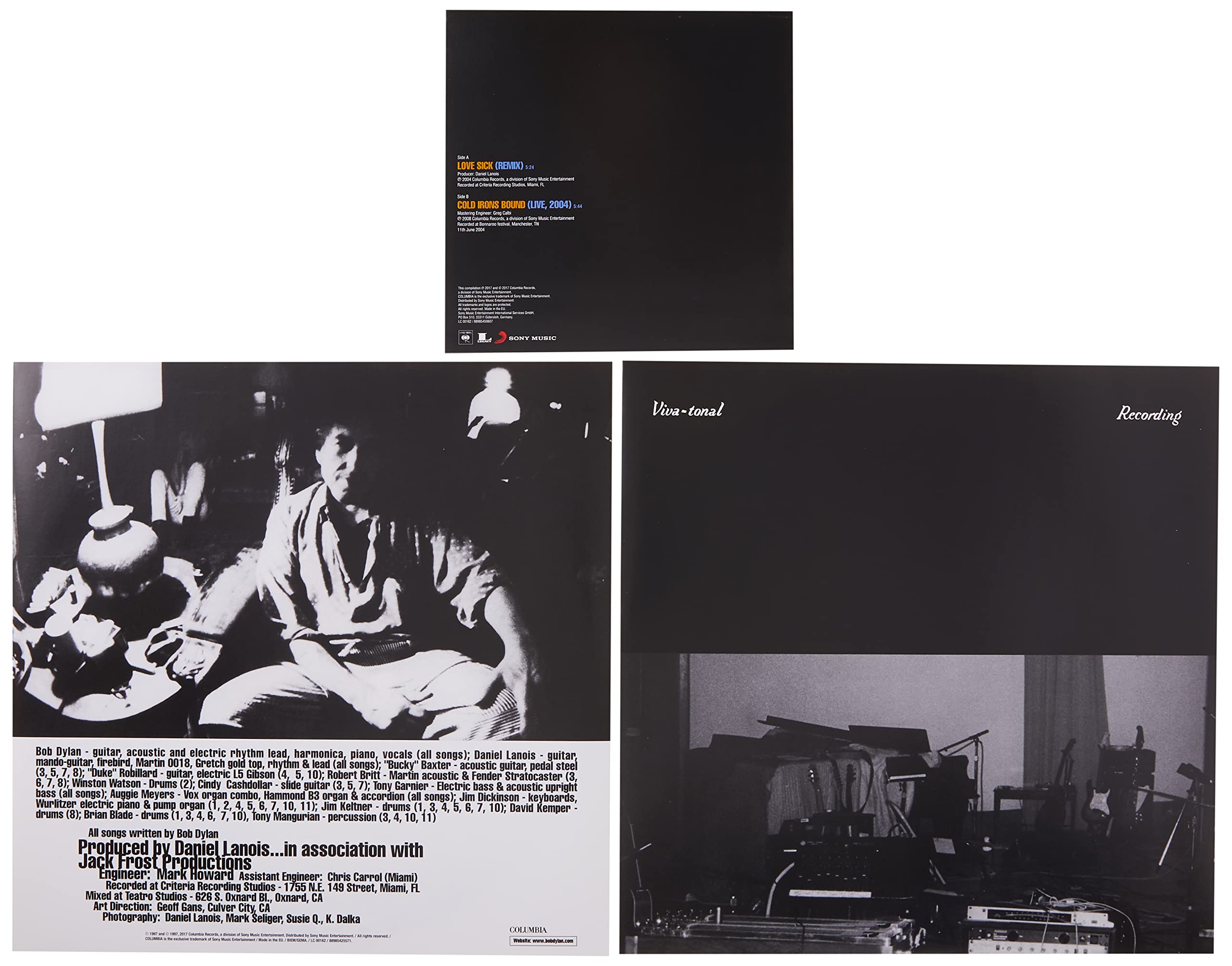 Bob Dylan Time Out of Mind 20th Anniversary Vinyl LP 2-LP+7"
