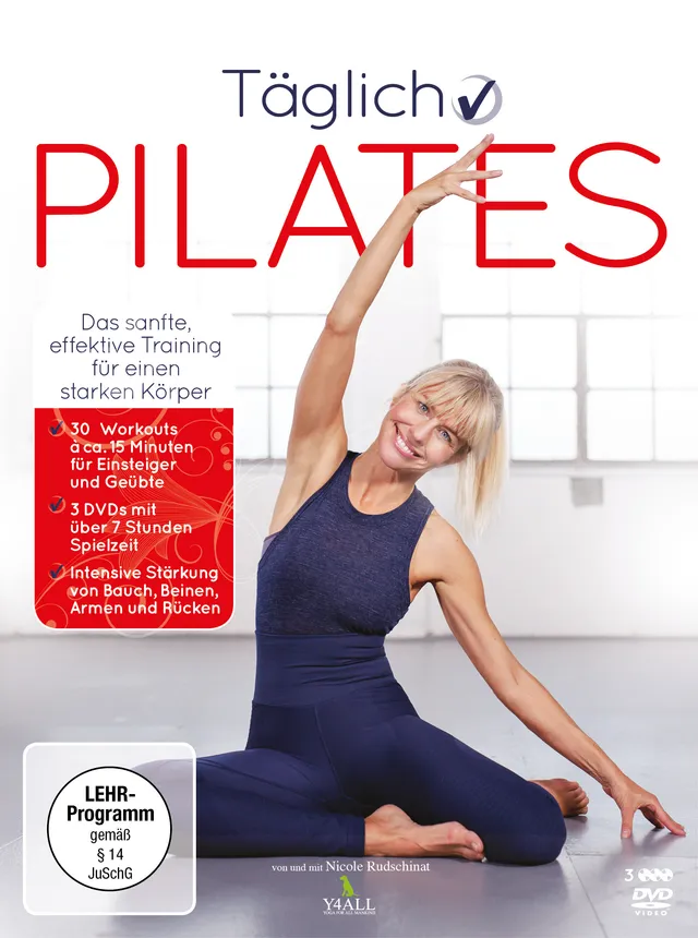 Lamp und Leute Täglich Pilates 3 DVDs 30x15 Min. Einsteiger