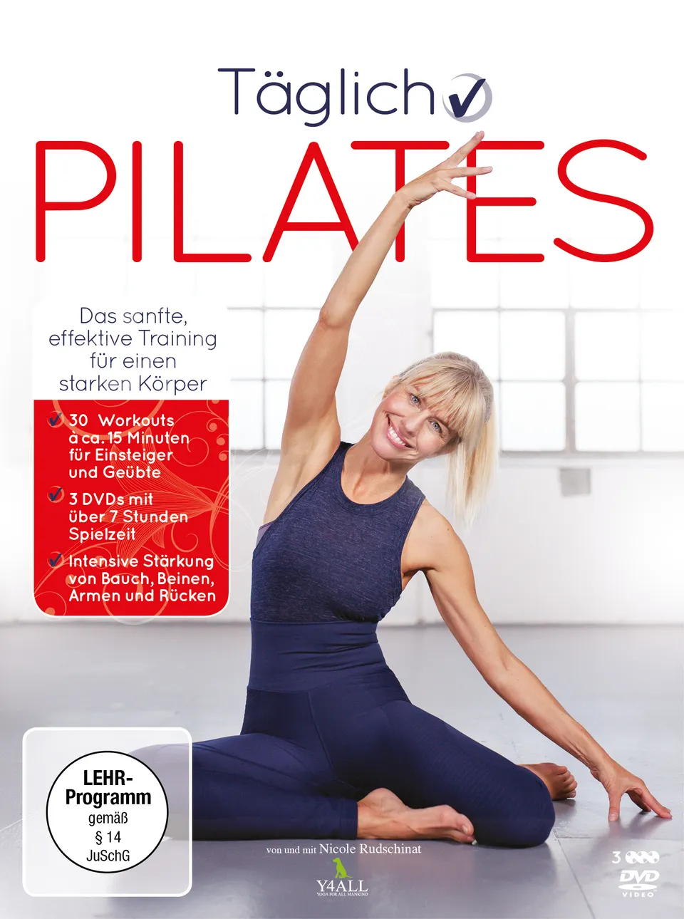 Lamp und Leute Täglich Pilates 3 DVDs 30x15 Min. Einsteiger
