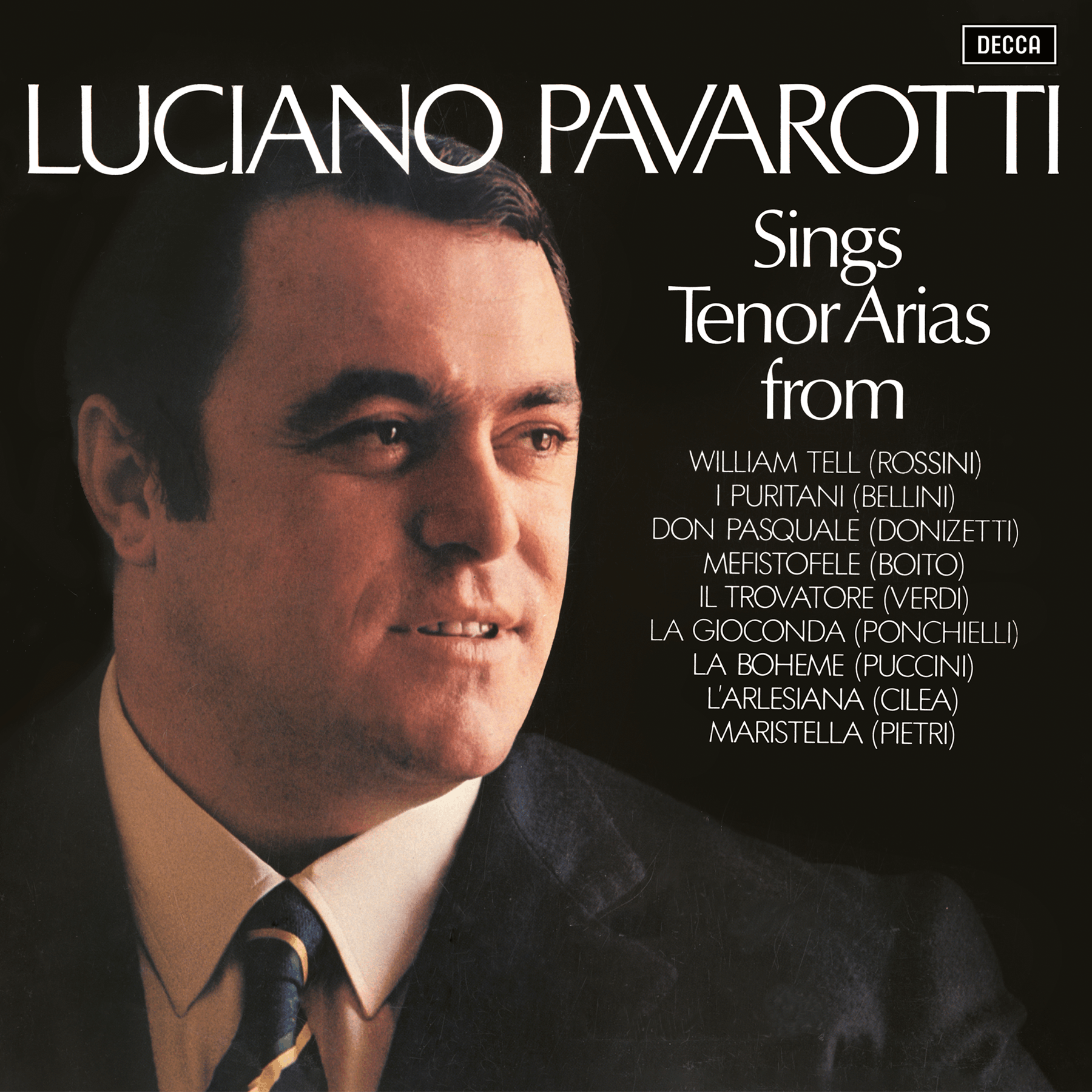 Deutsche Grammophon Luciano Pavarotti Tenor Arias Vinyl LP