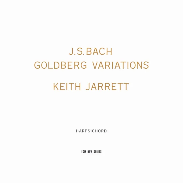 ECM New Series Bach Goldberg Variationen CD Klavier Solo