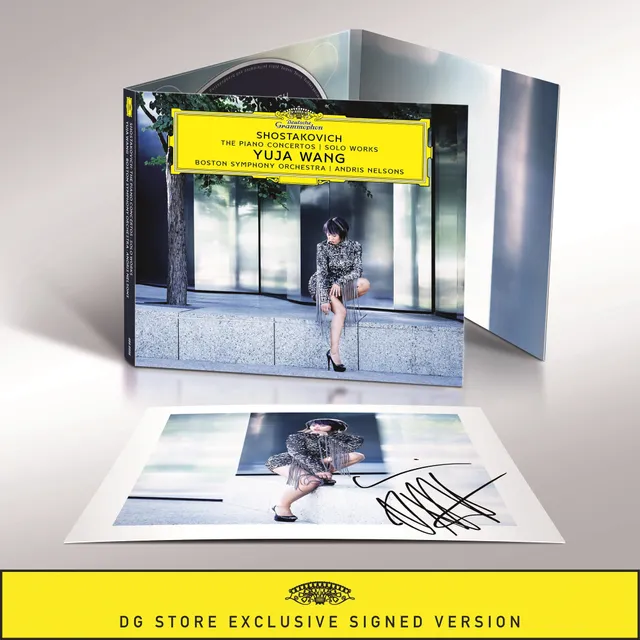Deutsche Grammophon Yuja Wang Shostakovich Piano Concertos Vinyl signiert