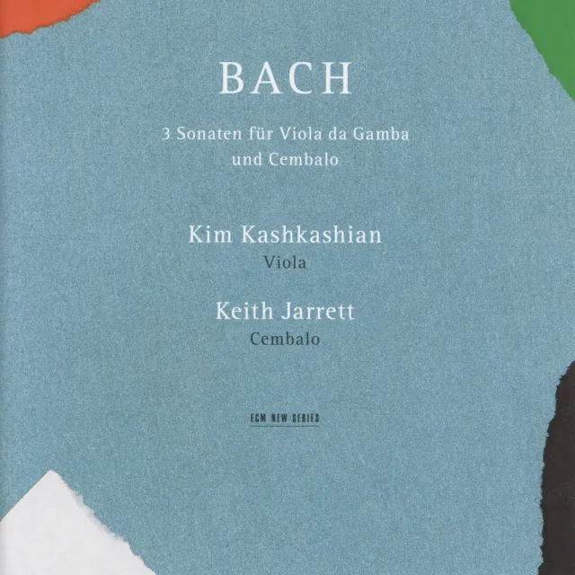 ECM New Series Bach 3 Sonaten Viola da Gamba CD Barock