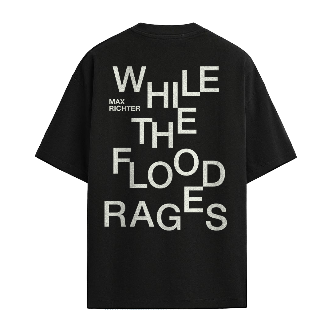 Max Richter While The Flood Rages T-Shirt L Bio-Baumwolle