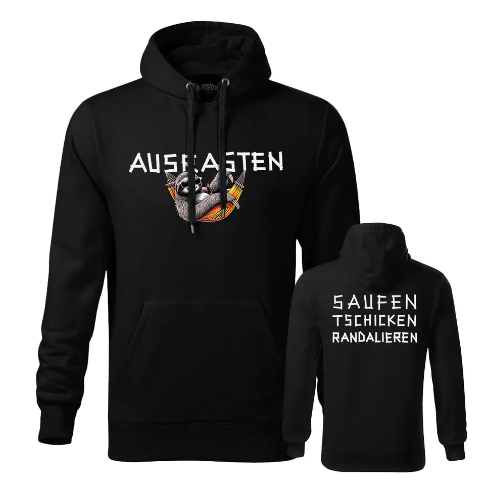 TURBOBIER Ausrasten Hoodie Faultier S-XL