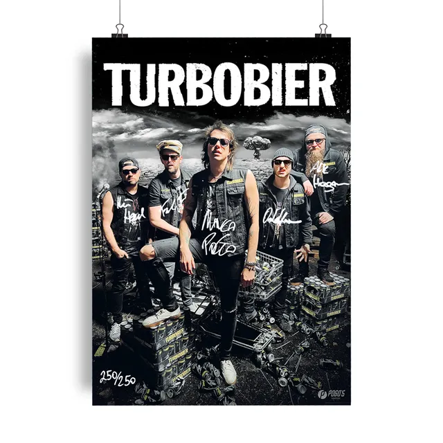 Turbobier D.U.R.S.T. Poster A2 signiert nummeriert