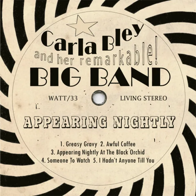 ECM Records Appearing Nightly CD Carla Bley Big Band live